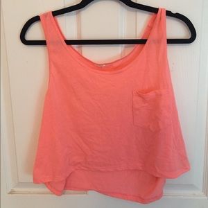 Garage neon crop top